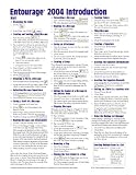 Microsoft Entourage 2004 Quick Reference Guide (Cheat Sheet of Instructions, Tips & Shortcuts - Laminated Card)