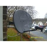 Satgear Sky/Freesat dish kit - New Mk4 Sky Satellite Mini Dish kit with Quad LNB and wall brackets ideal for Sky+ or Freesat self install HD Ready - replaces the 43cm dishby Satgear