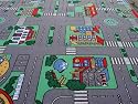 Auto Kinder Strassen Spielteppich 145x200 cm
