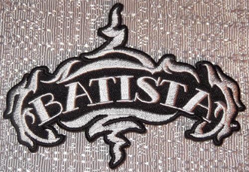 WWE Batista Name Logo Embroidered Patch