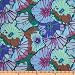 45'' Wide Kaffe Fassett Lotus Leaf Blue Fabric By The Yard