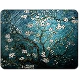 Meffort Inc Standard 7 x 9 Inch Mouse Pad - Vincent van Gogh Almond Blossoming