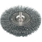 100mm Silverline Rotary Steel Wire Wheel Brush Cup 6mm Stone Metal Rust Cleaner