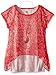 Beautees Girls' Big 2 Piece Tie Dye Top with Tank