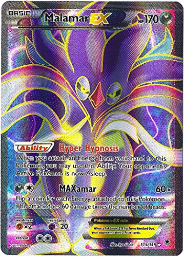 Pokemon Malamar Ex Full Art Xy Phantom Forces 115/119