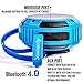 Waterproof Bluetooth Speaker, Alpatronix® [AX320] Ultra Portable Wireless Speaker / Outdoor & Indoor Shower Speaker with Rugged Exterior (Shockproof & Dustproof) includes Bluetooth 4.0, LOUD 5 Watt Sound, Built-In Rechargeable Battery, Built-in Microphone, Speakerphone, Passive Subwoofer, Strap & Clip for Bicycles, Bags, Backpacks Compatible with iPhone, iPad, iPod, Samsung Galaxy, Android Devices, Smartphones, Tablets, Laptops & Desktop PC - (Royal Blue)