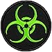 Neon Green Biohazard Warning Patrol Patch - 2