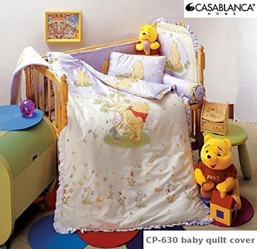 Disney Classic Winnie The Pooh CP630 Baby Quilt Cover (35" x 48") (330 Threads / 10cm squared) 100% Cotton