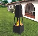 Dekorativer Feuerkorb, Terrassenkamin, Feuerschale, Ofen, bzw. Kamin 100cm hoch