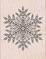 Hero Arts Rubber Stamps Dazzling Snowflake Woodblock Stamp