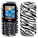 Black/ White Zebra Faceplate Hard Plastic Protector Snap-On Cover Case For  ....