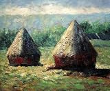 61 oxxvgx8L. SL160  Haystacks, Monet Impressionist Landscape Oil Painting 20 x 24 inches