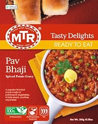 MTR Pav Bhaji, 10.5-Ounce Boxes (Pack of 10)