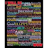 I Will Be (Motivational List) Art Poster Print - 16x20