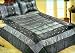 Double Bed Embroidered & Hand Quilted Bedspread Including Pillow Shams... Image