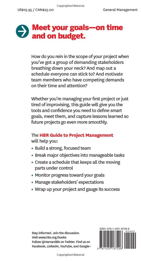 Amazon.com: HBR Guide to Project Management (HBR Guide Series ...