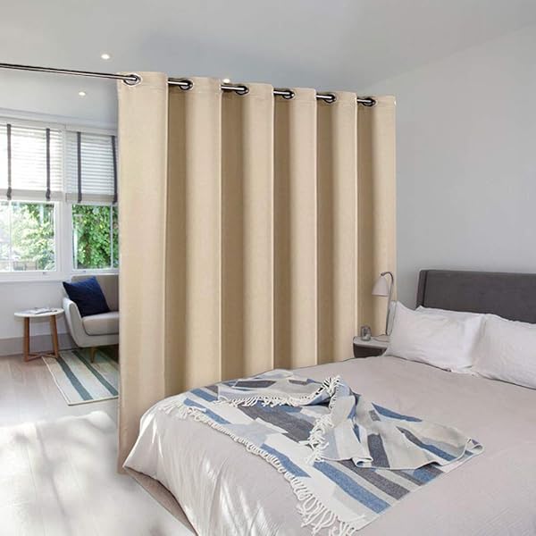 Nicetown Room Dividers Curtains Screens Partitions Sliding Glass