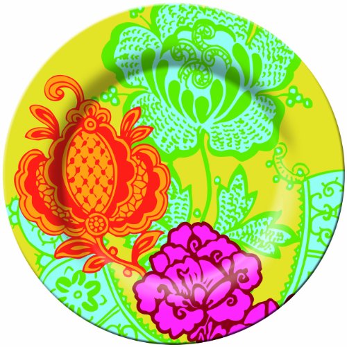 French Bull 11-Inch Melamine Plate, Tapestry