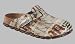 Alpro Clogs ''C130'' from Birko-Flor in stripes rose with a narrow insole