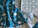 KUNDAN SEA GREEN WEDDING BOLLYWOOD SARI SAREE FABRIC