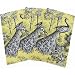 Novelty Animal Design Print Guest Towels or Buffet Napkins, Pack of 15