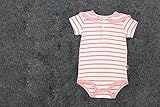SM子供服　ベビロンパース カバーオール　ガールズボーイズつなぎ　セラー服　ボーダー　ブルー　ピンク　女の子男の子　薄手　天竺フォーマル　カジュアル　普段着　出産祝いブルー　ピンク (60ｃｍ（66）