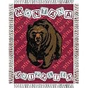 Montana Grizzlies NCAA Triple Woven Jacquard Throw (044 Series) (36"x46")