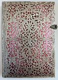 Paperblanks Silver Filigree Blush Pink Midi Journal 5 X 7