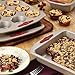 Paula Deen Signature Nonstick Bakeware 3-Piece Bakeware Set, Gray with Red Silicone Grips
