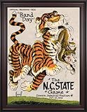 IMAGE OF 1959 Clemson vs. North Carolina State 36 x 48 Framed Canvas Historic Football Print