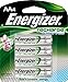 Energizer Recharge Power Plus AA 2300 mAh Rechargeable Batteries, Pre-Charged, 4 count (NH15BP4)