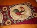 Rooster and Sunflowers Table Runner Kitchen Linens Farm French Roosters