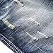 Stunner Men's Spring Summer Slim Ripped Broken Hole Jeans Pants CN Blue 34
