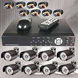 61 vOjSoe6L. SL160  CCTV CameraMall  JD7608AC1000G8TY3224C. 8 SONY CCD 48 IR Day/Night Vision Indoor/Outdoor 540TV Line Color Cameras with one 8 Channels Video 8 Audio Security Surveillance DVR Digital Video Recorder System Built in 1000GB HDD, Included 8x 60ft Siamese Cables and Power Supply Unit. Supports Network Remote Live Viewing Over Internet, Windows IE, iPhone, Win CE, Symbian, Blackberry