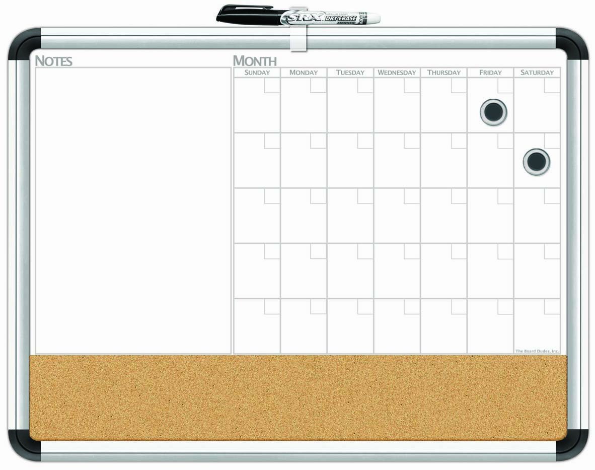 Combination Boards Dry Erase For Home And Office Combo Boards White 