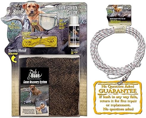 Deer Dog Game Recovery Training System By Dog Bone Hunter DBGRK and Game Recovery Tracking Leash by Dog Bone Hunter DBGRL