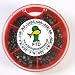 FTD Non Toxic Fishing Weights 6 Way Split Shot Dispenser AAA BB 1 4 6 8