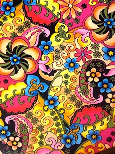 4Head Headbands By Hippie Runner. Flower Patterns. No Slip, No Drip Headbands For Running, Walking, Exercise. Buy Four, Get One Free! (#229 Laughter)