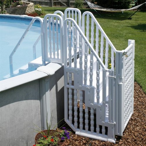 Easy Step Pool Entry System with Gate Betty H. Boyderi