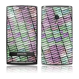 Music Skins Sony Ericsson Xperia �p�t�B����  Andrew WK - Party Hard Multi Color  Sony Ericsson Xperia   MSXPERIA0220