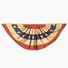 Valley Forge Heritage Series Antiqued  3-Foot x 6-Foot Striped Full Fan Bunting