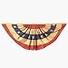Valley Forge Heritage Series Antiqued 3-Foot x 6-Foot Striped Full Fan Bunting