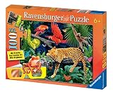 Wild Jungle (with 3D Glasses) - 100 PC Cromadepth Puzzle