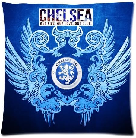 Christmas Present Hot Football Team Chelsea Football Club Warm And Soft Personalized Printed 18x18 Inches Two Sides Pillow Case For Christmas Gift