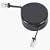 GE Retractable Handset Cord 16ft Black (TL26303)