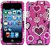 Thin Diamond Rhinestone Protective Case for Apple iPod Touch 4th Generation - 8GB,16GB and 32GB - Pink Love River