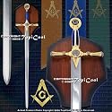 45" Masonic Ceremonial Sword Templar Knight Freemasonry