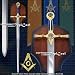 45" Masonic Ceremonial Sword Templar Knight Freemasonry