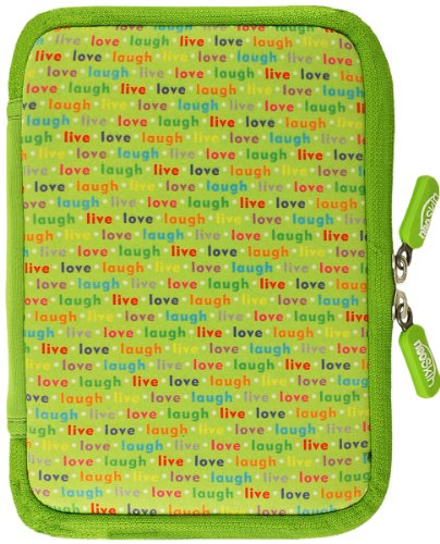 NeoSkin Kindle Zip Sleeve, Live, Love, Laugh (Fits Kindle and Kindle Paperwhite, Neoprene Kindle Cover, Kindle Case)
