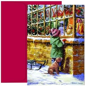 Window Shopping Christmas Cards -